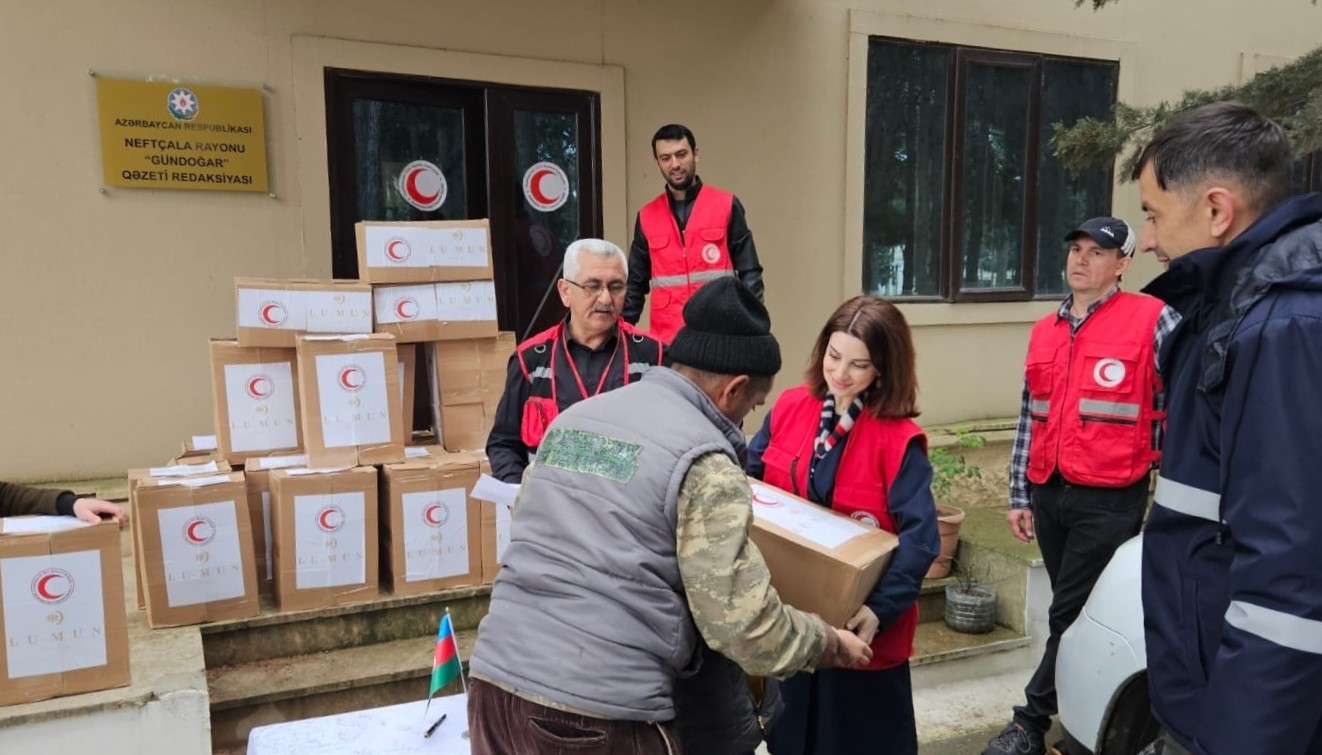  Azerbaijan Red Crescent Society and “Lu-Mun HOLDING” held a humanitarian charity action